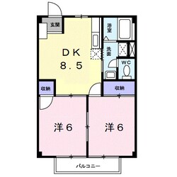 ドリーム岩出の物件間取画像